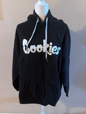 Authentic Berner Cookies Clothing CKS Original Logo Black/White Hoodie SZ XL